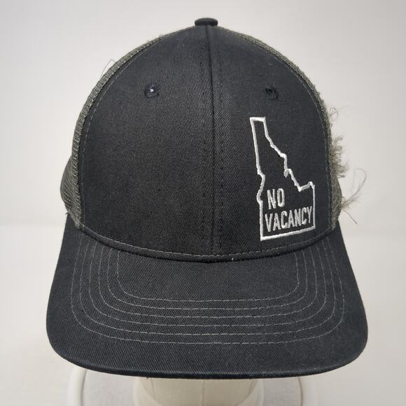 Idaho No Vacancy Snapback Trucker Hat Black OS Adjustable Arcadian Outfitters - Picture 2 of 9